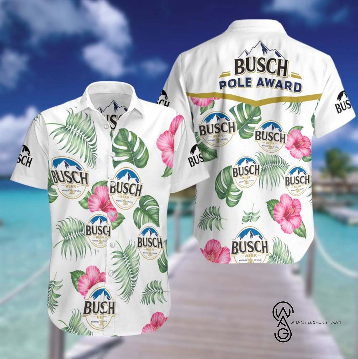 [Top Trending] Busch Light Beer Pineapple Busch Latte Drinking Beer Lover Beach Summer Full Printing Hawaiian Shirt